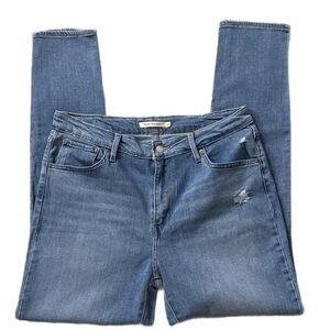 Levi's 721 Women's High Rise Skinny Distressed 5 Pocket Jeans Size 32